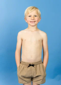 Kortni Jeane Sand Brown | Mini Retro Shorties SandBrown Best