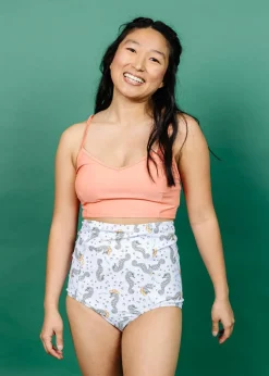 Kortni Jeane | Extended High-Waisted Bottoms Sea-Haw Discount