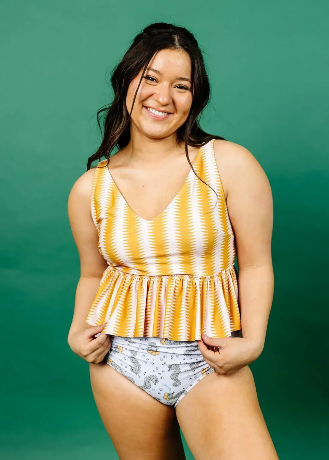 Kortni Jeane | Ruched Bottoms 2.0 Sea-Haw Fashion