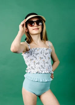 Kortni Jeane | Youth Bandeau Top Sea-Haw Clearance