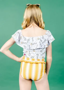 Kortni Jeane | Youth Ruffled Around Top Sea-Haw Online