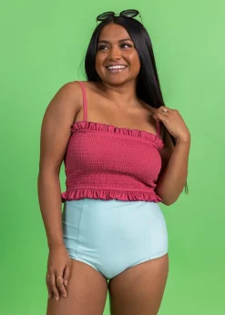 Kortni Jeane | Extended High-Waisted Bottoms Spearmint Outlet