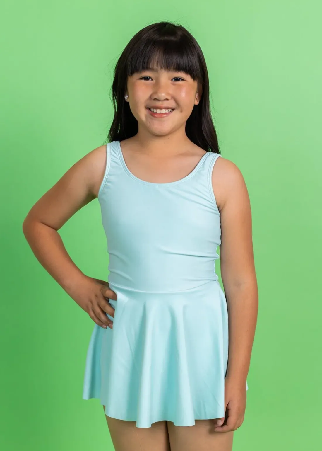 Kortni Jeane | Mini Skirted One-Piece Spearmint Hot
