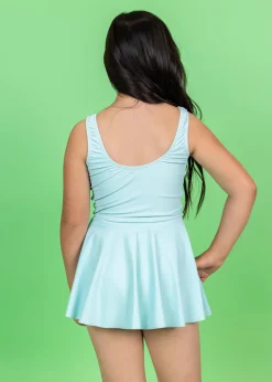 Kortni Jeane | Mini Skirted One-Piece Spearmint Hot