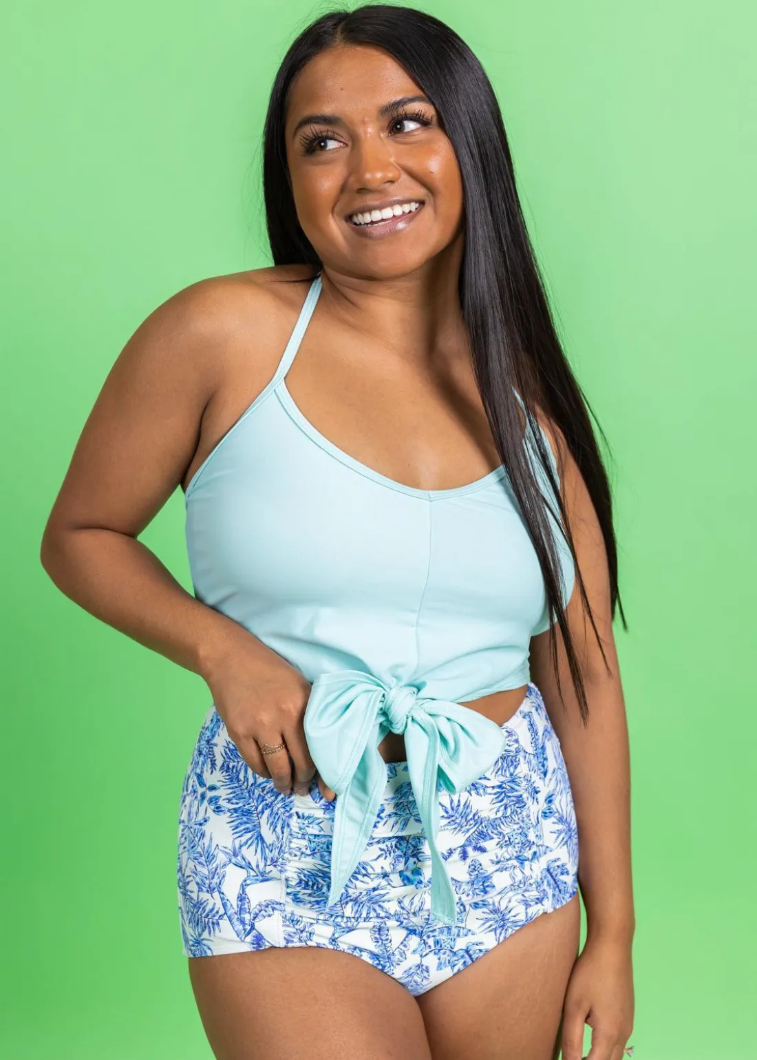 Kortni Jeane | Tied-Up Top Spearmint Best