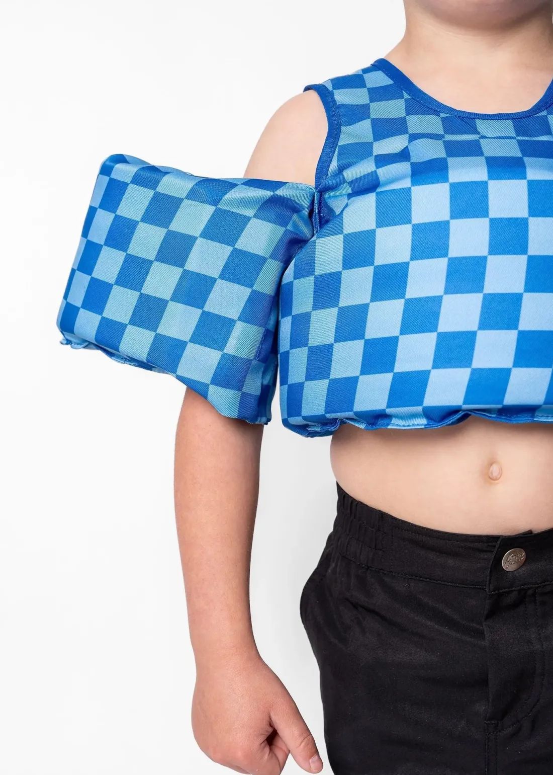 Kortni Jeane Splasher | Blue Checkered BlueCheckered Sale