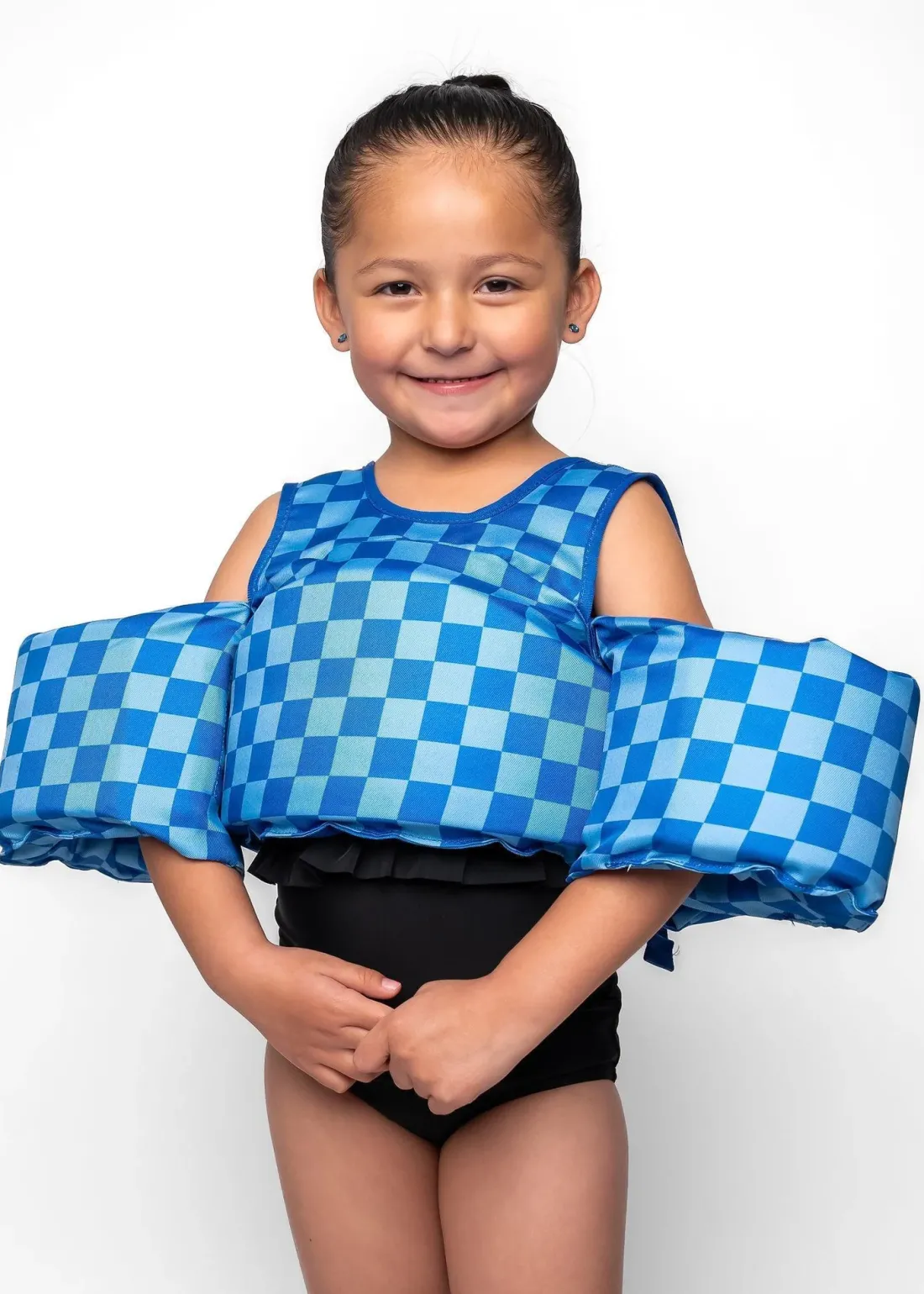 Kortni Jeane Splasher | Blue Checkered BlueCheckered Sale