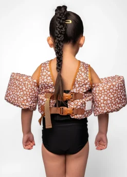 Kortni Jeane Splasher | Brown Ditsy Floral brown_ditsy_floral Clearance