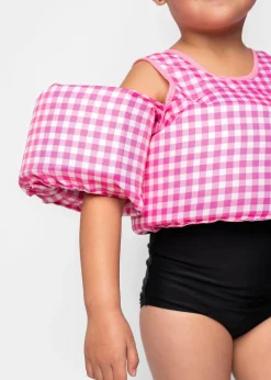 Kortni Jeane Splasher | Pink Gingham pink_gingham Online