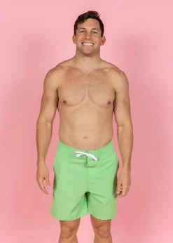 Kortni Jeane Spring Green | Mens Swim Trunks SpringGreen Outlet