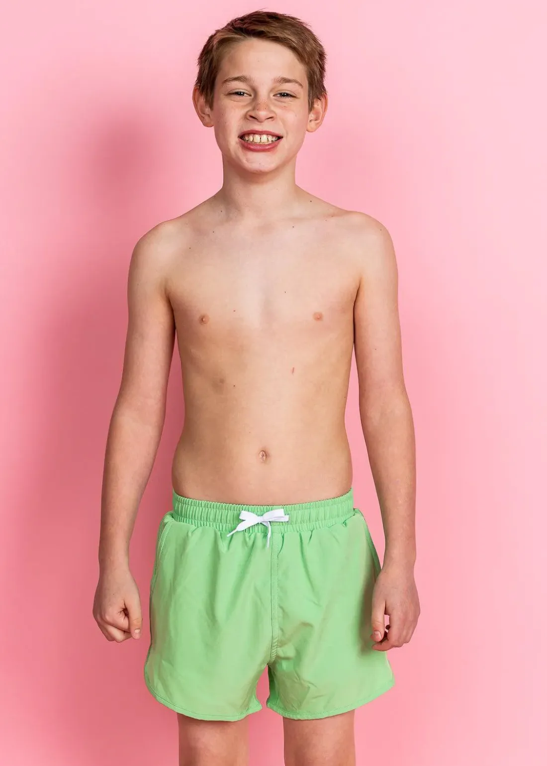 Kortni Jeane Spring Green | Youth Retro Shorties RibbedSpringGreen New