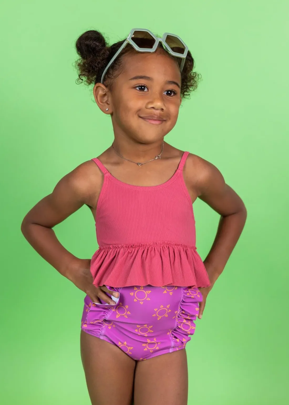 Kortni Jeane | Mini Down in Front Ruffle Bottoms Suns Hot