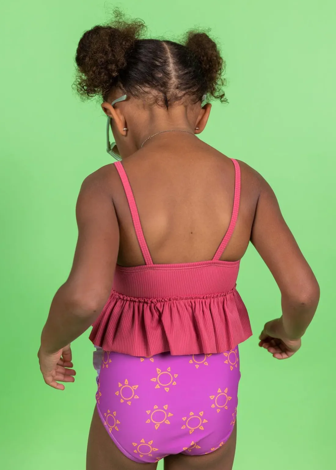 Kortni Jeane | Mini Down in Front Ruffle Bottoms Suns Hot