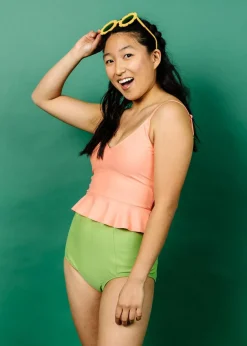 Kortni Jeane Sweet Pea Green | High-Waisted Bottoms SweetPeaGreen Hot