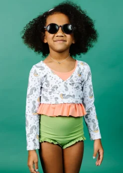 Kortni Jeane Sweet Pea Green | Mini All Ruffled Up Bottoms SweetPeaGreen Fashion