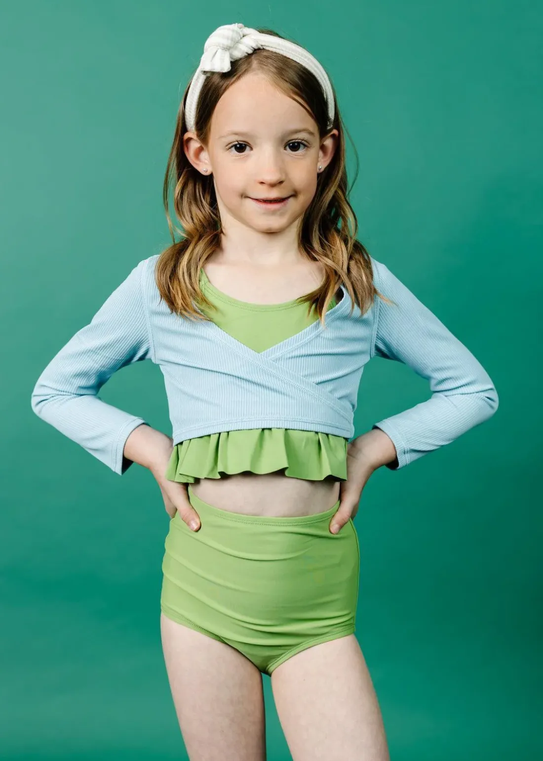 Kortni Jeane Sweet Pea Green | Mini High-Waisted Bottoms SweetPeaGreen Best