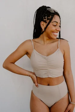 Kortni Jeane | Centered Top Taupe Discount