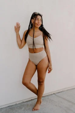 Kortni Jeane | Centered Top Taupe Discount