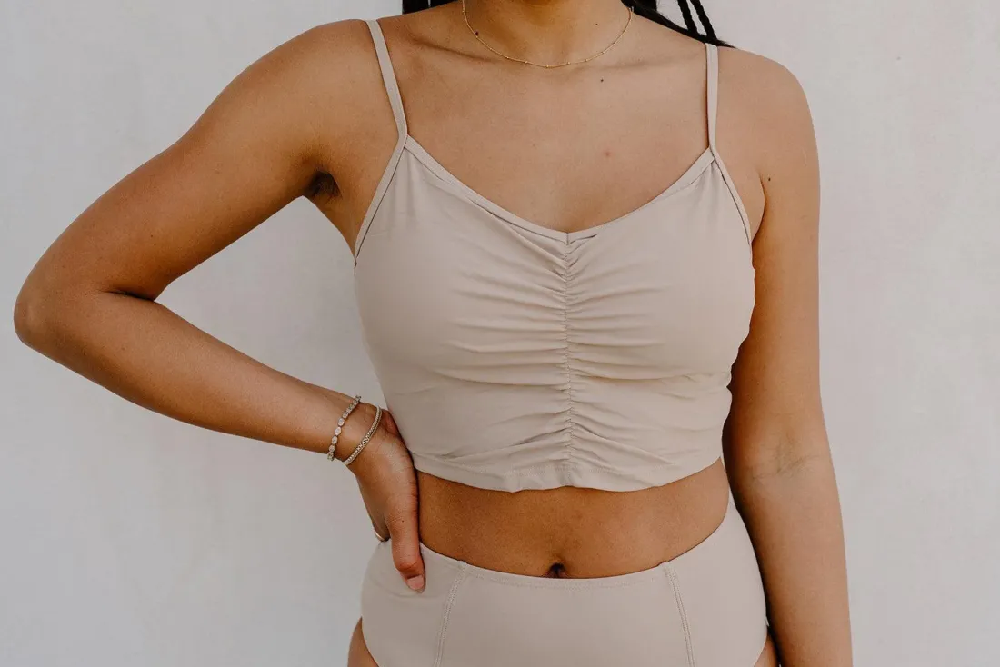 Kortni Jeane | Centered Top Taupe Discount