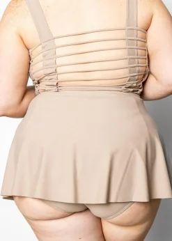 Kortni Jeane | Detached Short Skirt Taupe Fashion
