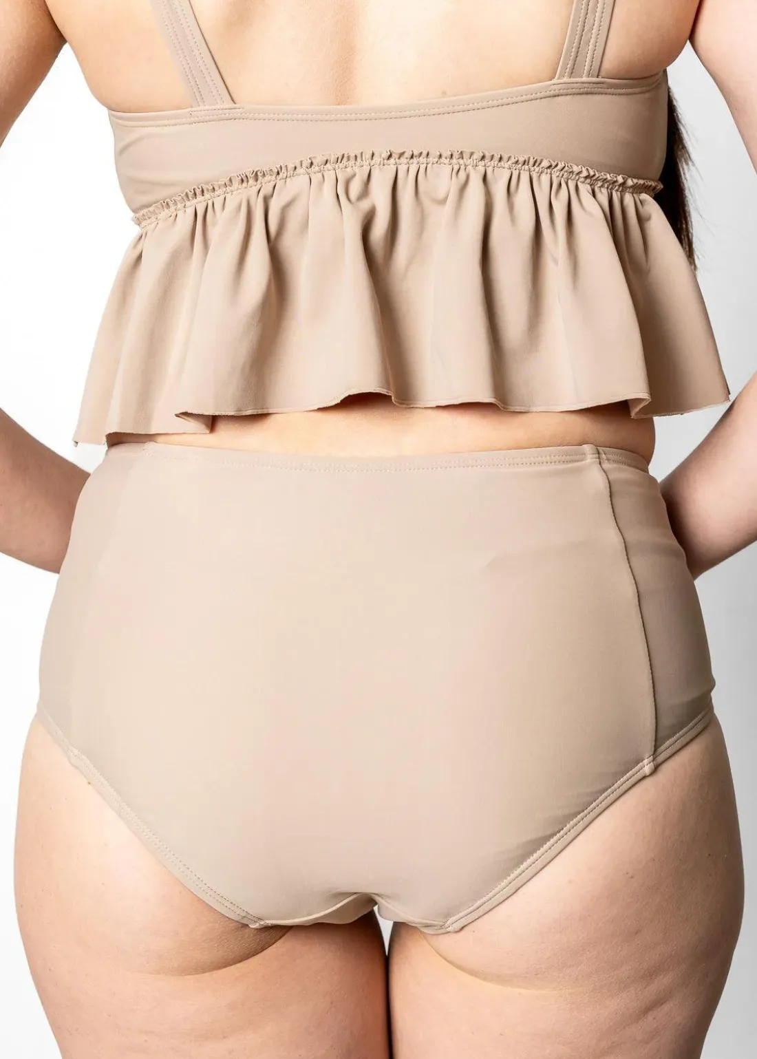 Kortni Jeane | Mid-Rise Bottoms Taupe Discount