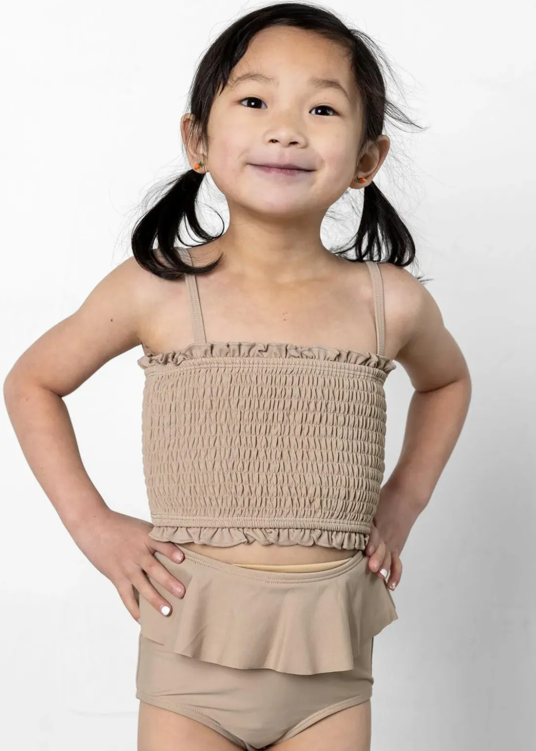 Kortni Jeane | Mini Peplum Bottoms Taupe Best