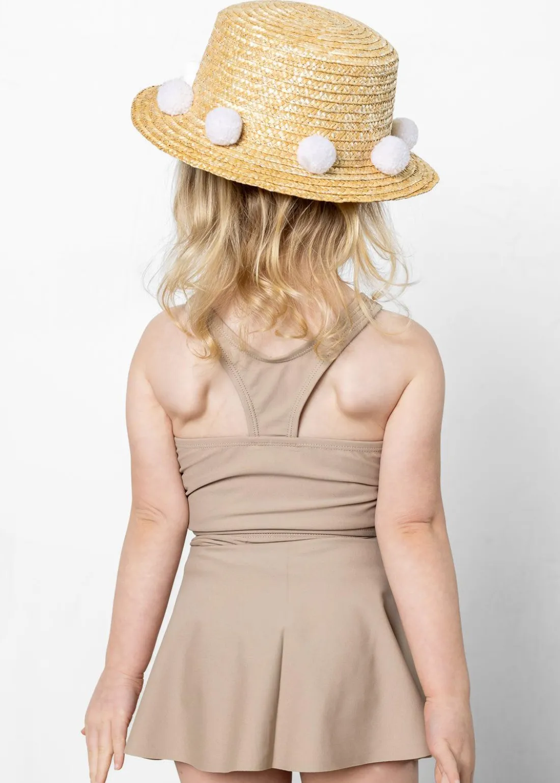 Kortni Jeane | Mini Racer Back Top Taupe Clearance