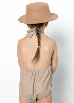 Kortni Jeane | Mini Romper One-Piece Taupe New