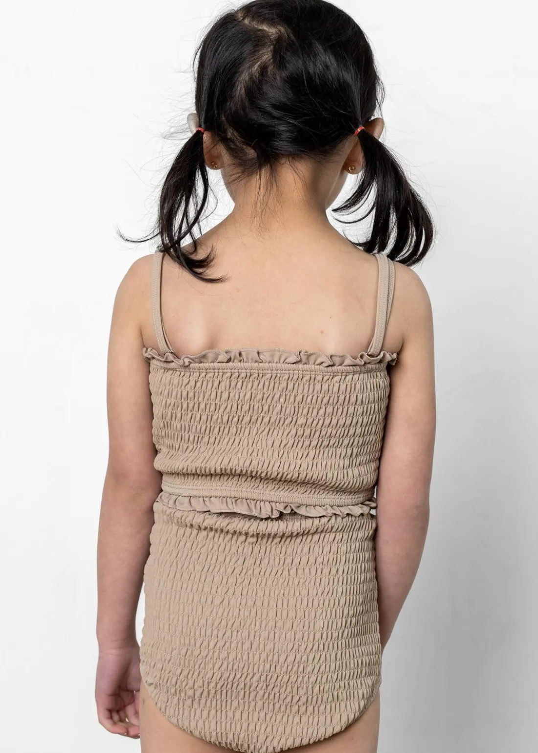 Kortni Jeane | Mini Smocked Bottoms Taupe Sale