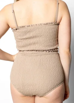 Kortni Jeane | Smocked Bottoms Taupe Best