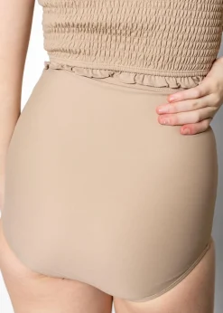 Kortni Jeane | Youth Bow Bottoms Taupe Clearance