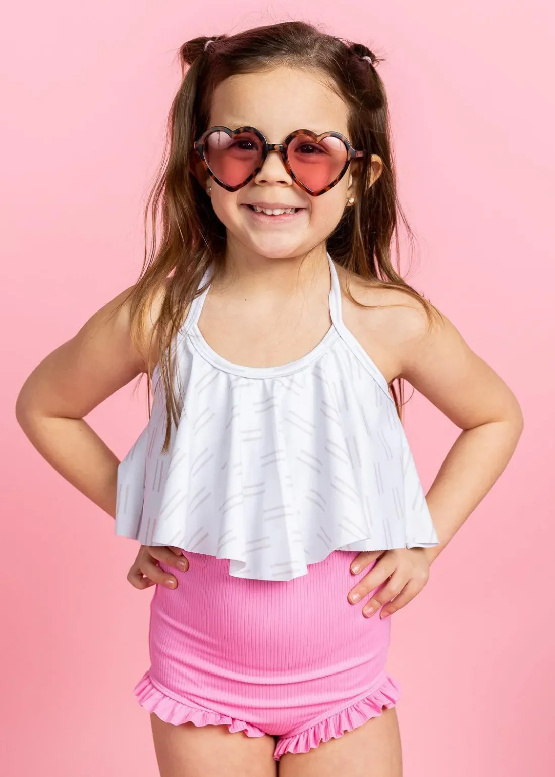 Kortni Jeane Taupe Dashes | Mini Swing Top TaupeDashes Discount