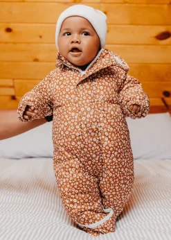 Kortni Jeane The Marshmallow Snow Suit | Brown Ditsy Floral brown_ditsy_floral Hot