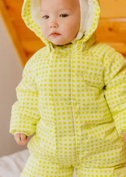 Kortni Jeane The Marshmallow Snow Suit | Citron Gingham citron_gingham New