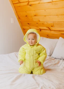 Kortni Jeane The Marshmallow Snow Suit | Citron Gingham citron_gingham New