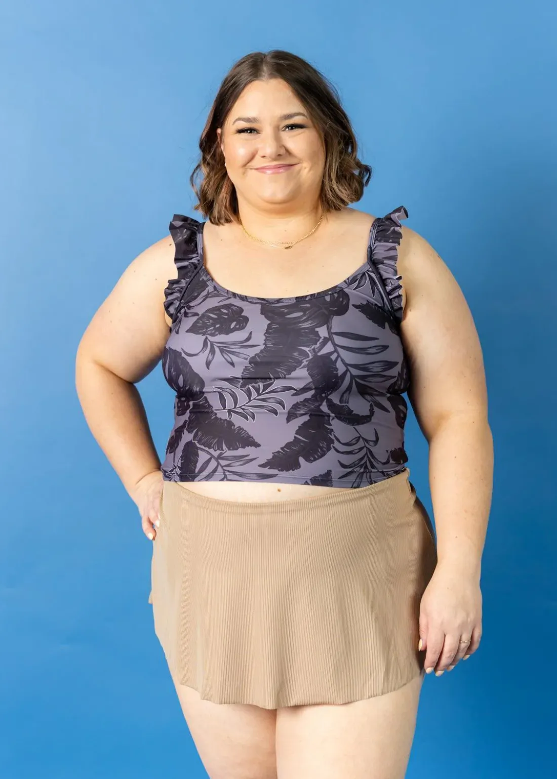 Kortni Jeane Tropical Night | Flutter Top TropicalNight Outlet