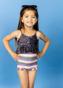 Kortni Jeane Tropical Night | Mini Peplum Top TropicalNight Fashion