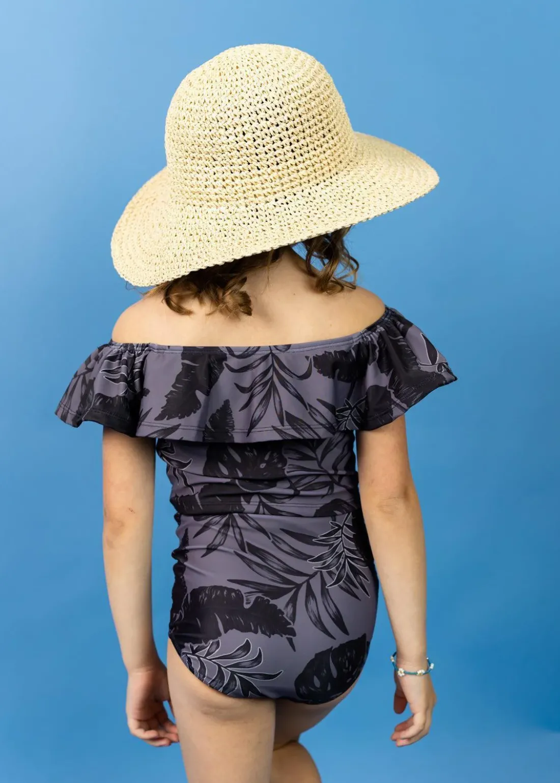 Kortni Jeane Tropical Night | Mini Ruffled Around Top TropicalNight New