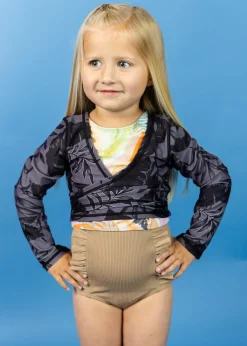 Kortni Jeane Tropical Night | Mini Wrap Top Rashguard TropicalNight Hot