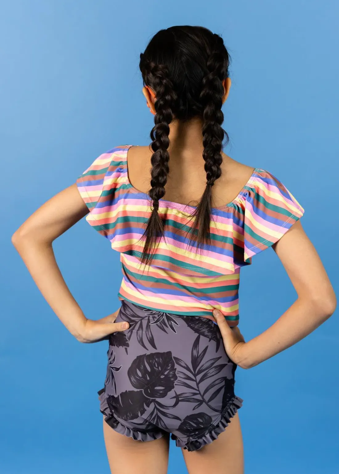 Kortni Jeane Tropical Night | Youth All Ruffled Up Bottoms TropicalNight Sale