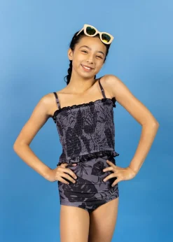Kortni Jeane Tropical Night | Youth Bandeau Top TropicalNight Clearance