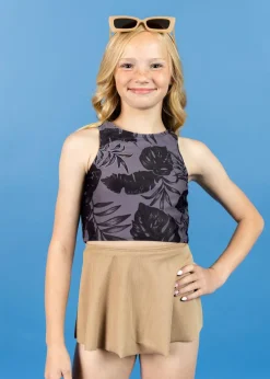 Kortni Jeane Tropical Night | Youth Racer Back Top TropicalNight Discount