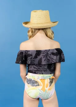 Kortni Jeane Tropical Night | Youth Ruffled Around Top TropicalNight Best