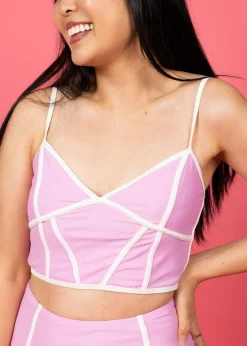 Kortni Jeane Ultimate Pink | Lined Up Top UltimatePink Best