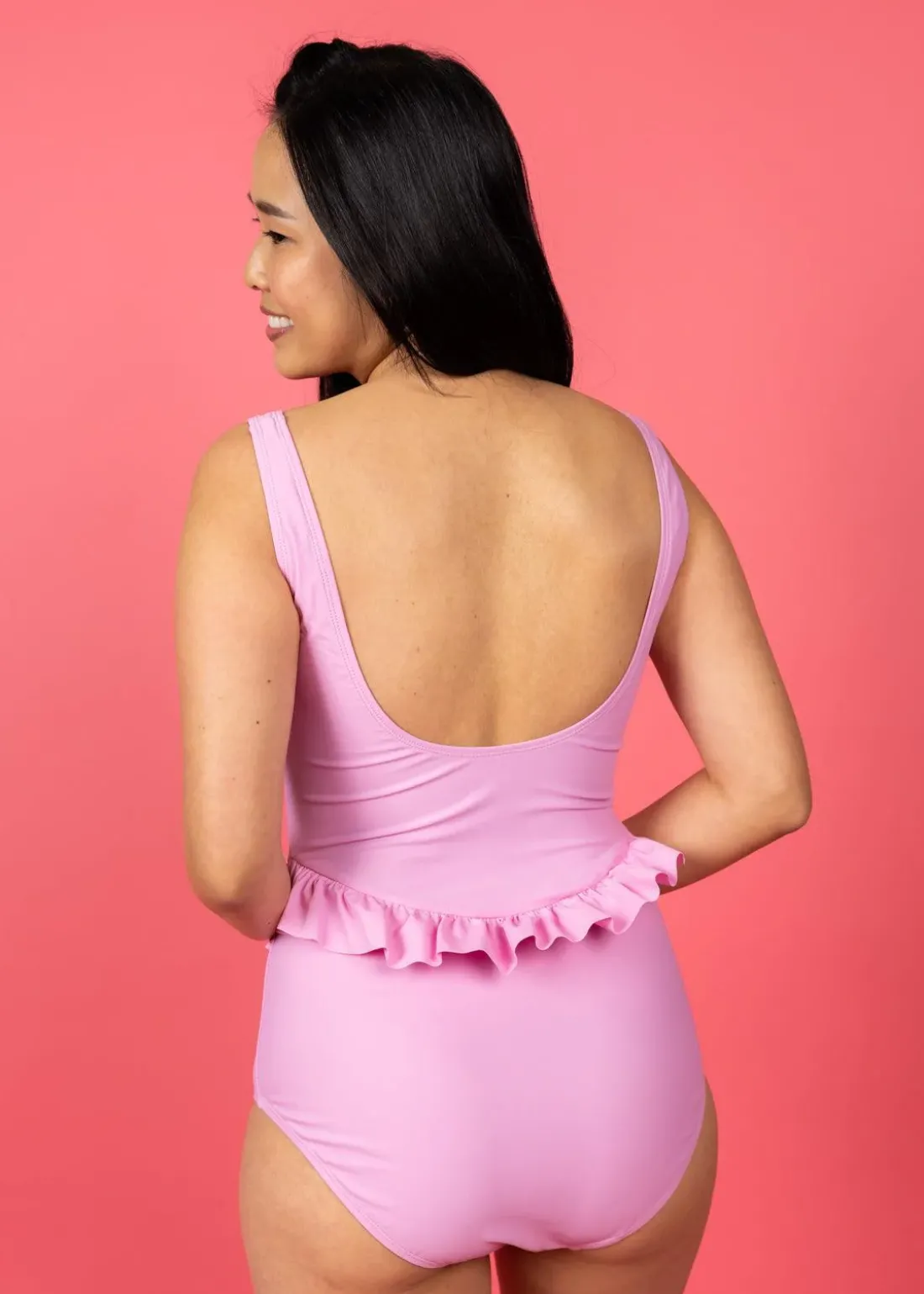 Kortni Jeane Ultimate Pink | Skirted One-Piece UltimatePink Sale
