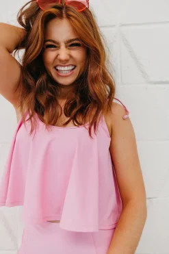 Kortni Jeane Ultimate Pink | Swing Top UltimatePink Clearance