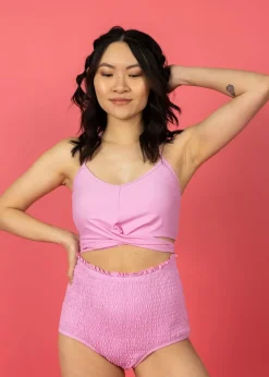 Kortni Jeane Ultimate Pink | Tied-Up Top UltimatePink Hot