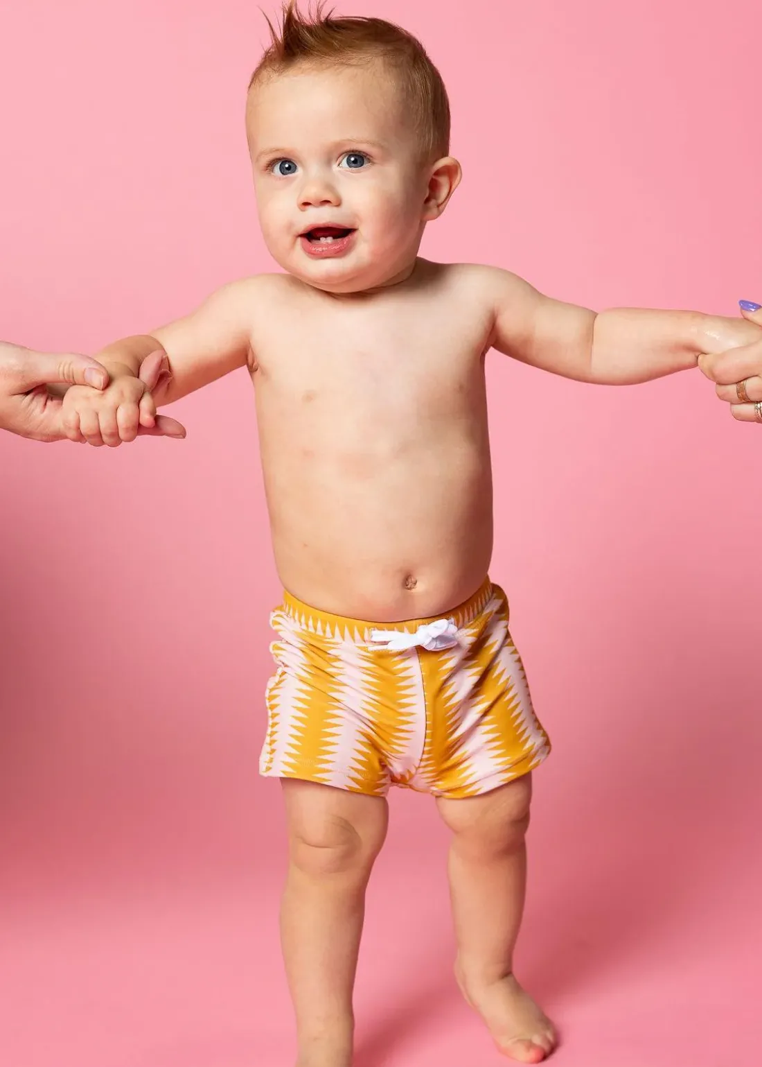 Kortni Jeane Vintage Triangles | Baby Euro Shorts VintageTriangles Outlet