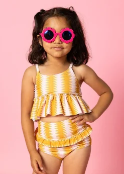 Kortni Jeane Vintage Triangles | Mini Mid-Ruffle Bottoms VintageTriangles Fashion