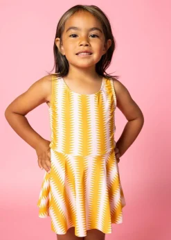 Kortni Jeane Vintage Triangles | Mini Skirted One-Piece VintageTriangles Outlet